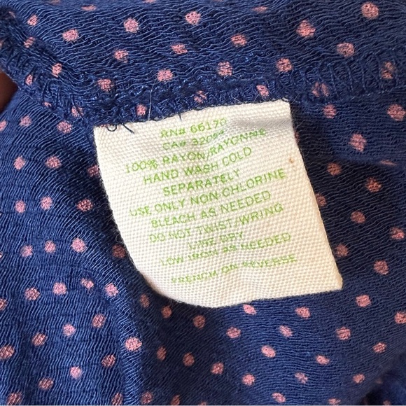 Modcloth Navy Sleeveless Tank with Dots - Picture 6 of 6